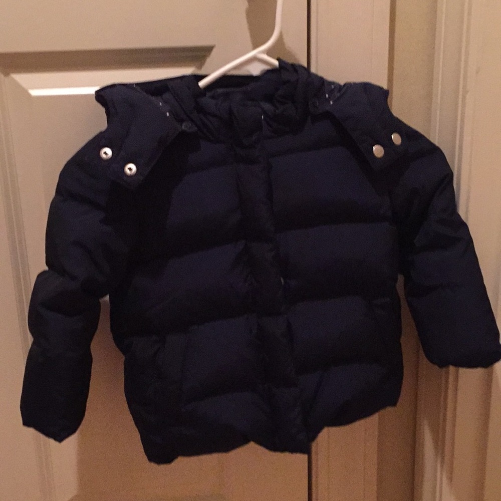 Girl gap puffer jacket 3t navy